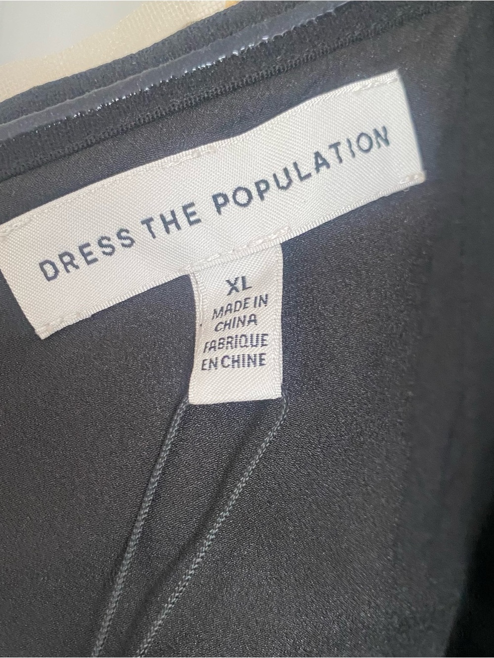 Anthropologie Dress The Population Scottie Strapless Sequin Mini Dress XL NWT - Picture 7 of 7